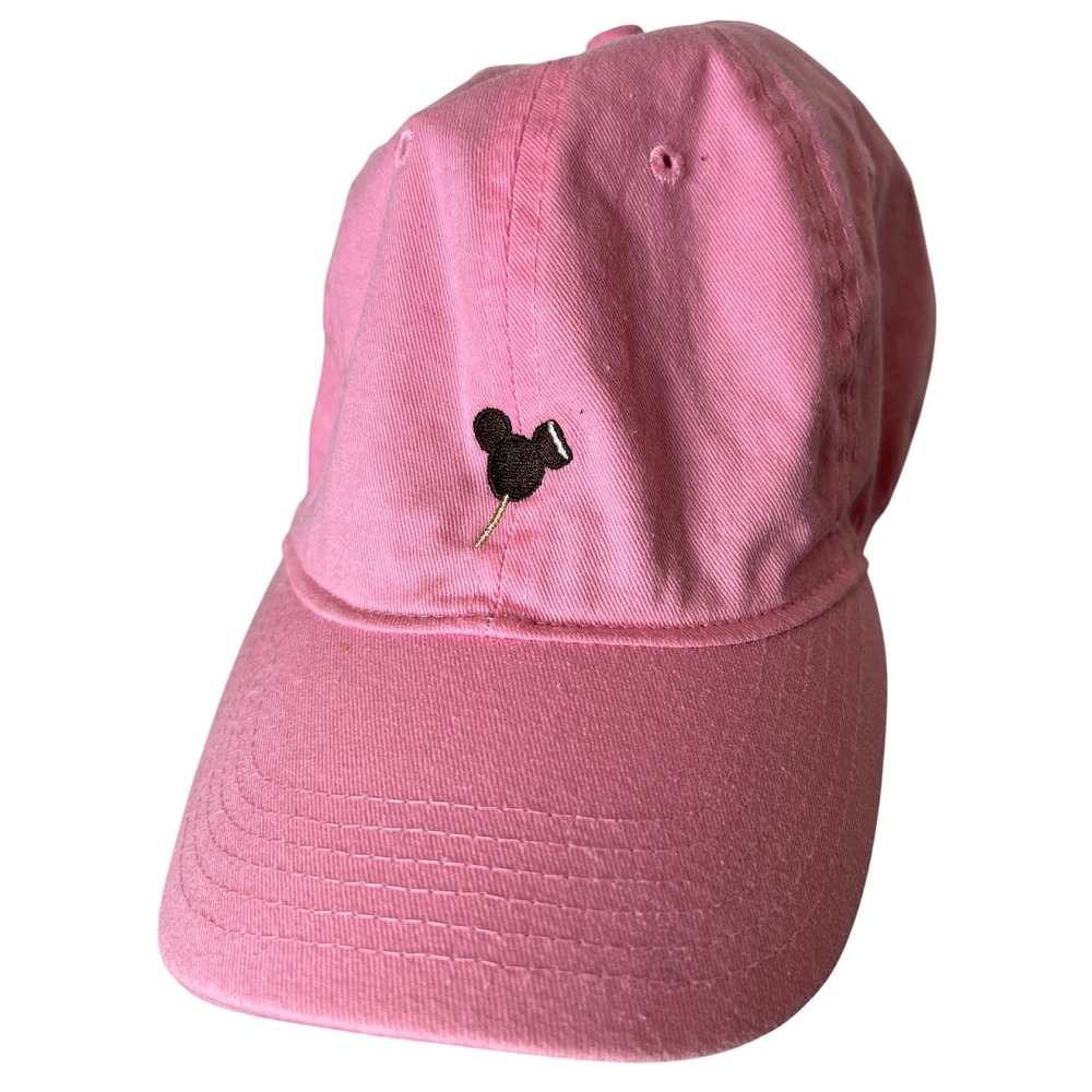 Disney‎ Parks Pink Mickey Mouse Embroidered Baseball Cap Adult Size 56-58cm